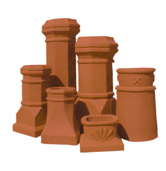 Clay Chimney Pots, Chimney Pot Covers, Rain Guards, Chimney Rain Caps